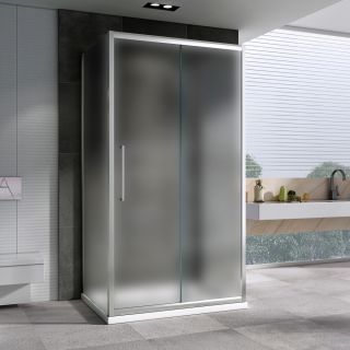 Душевой уголок ABBER Schwarzer Diamant AG30110MH-S60M-S60M 110x60см хром